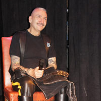Central Canada LeatherSIR / Leatherboy / Community Bootblack 2014 Weekend (photo: JJ Deogracious for leatherati.com)