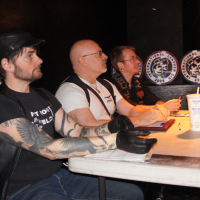 Central Canada LeatherSIR / Leatherboy / Community Bootblack 2014 Contest (photo: JJ Deogracious for leatherati.com)